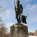 View the image: Snowday at the Minuteman statue