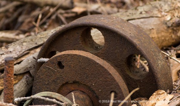 Old pumphouse wheel
